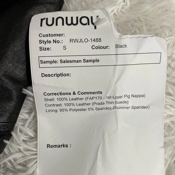 BLANC NOIR Leather Suede Sleeveless Peplum Bustier Top Sweetheart Neckline Black - Picture 6 of 8